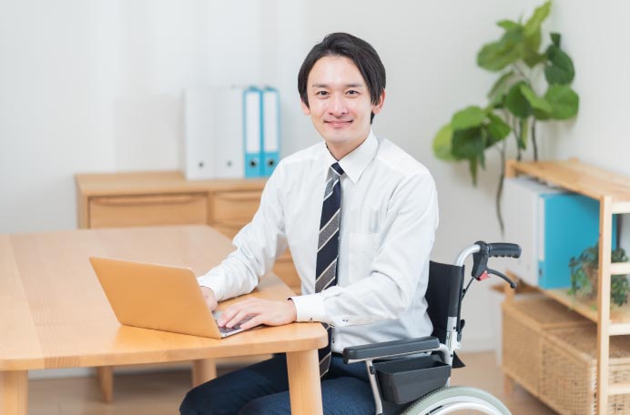 【該当番号1】身体、言語に特別なご事情を抱えていらっしゃる方 のイメージ写真